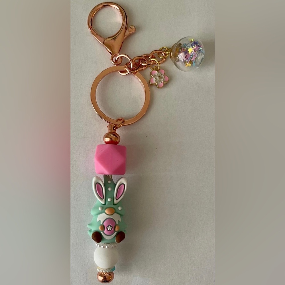 New Kawaii cute Easter Gnome Keychain/Pendant/for backpack/bag /purse charm